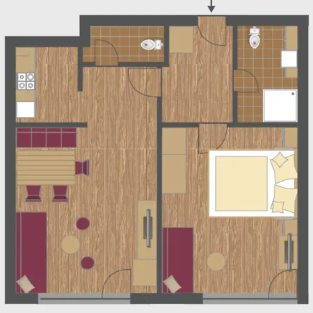 דירה Gaestehaus Europa זולדן